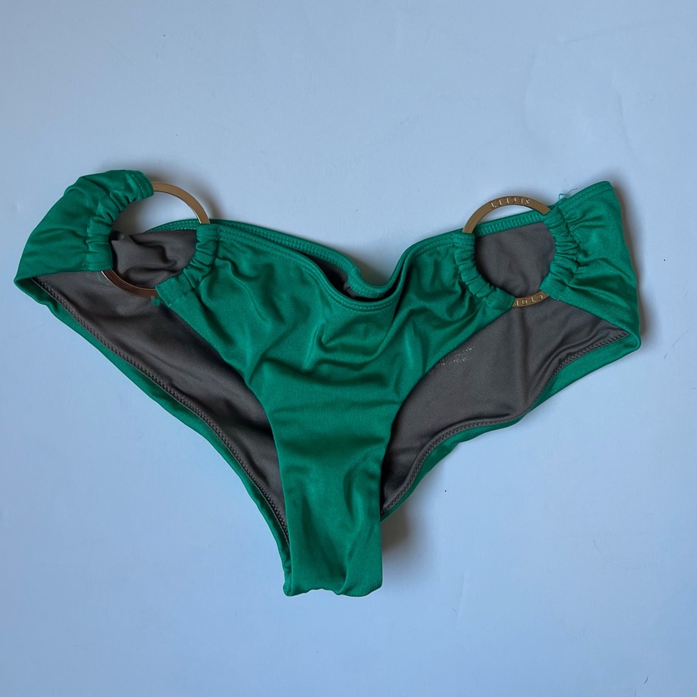 VICTORIA SECRET GREEN CHEEKY BIKINI BOTTOMS